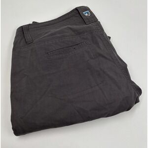 Kuhl Women's 10‎ Short Gray Cotton Straight Legendary Pants